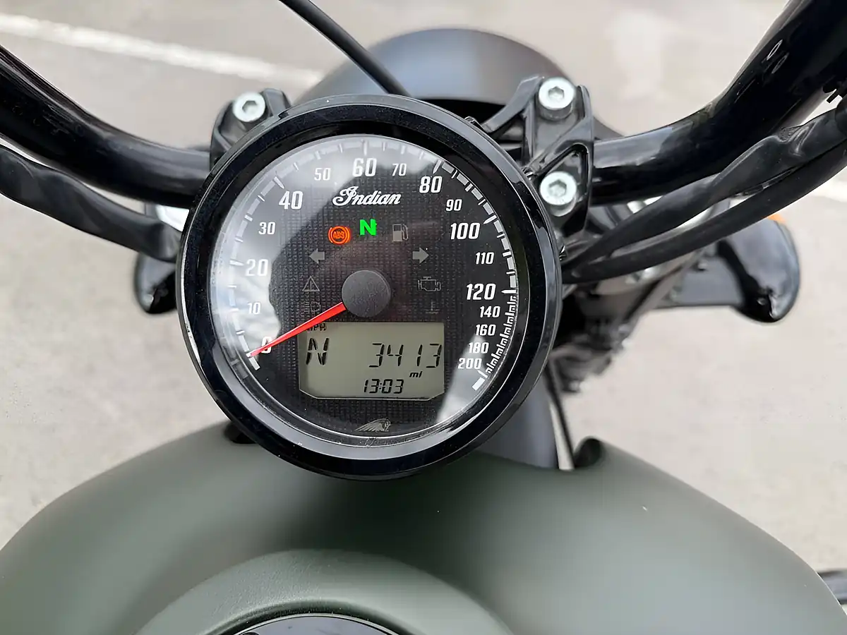 Used 2021 Indian Scout Bobber Twenty Custom Cruiser Green - Interior and Exterior details 8