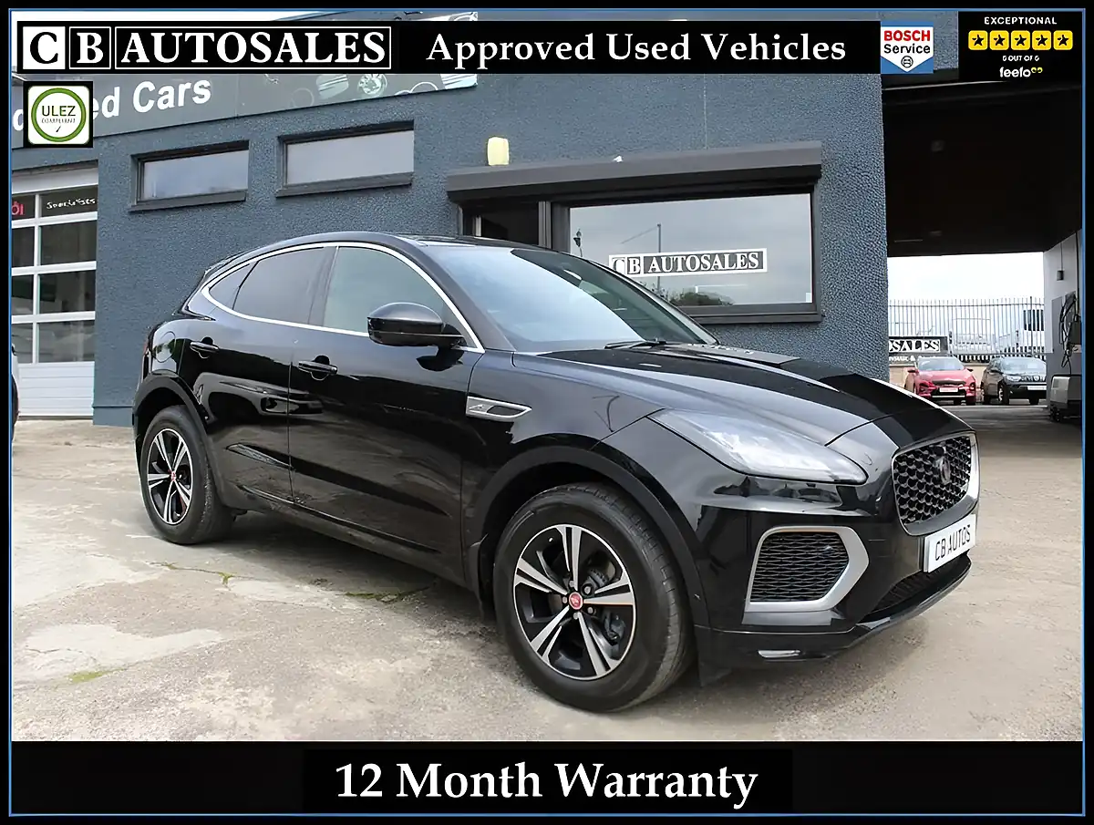 Used 2021 Jaguar E-Pace R-Dynamic S Black - Front View
