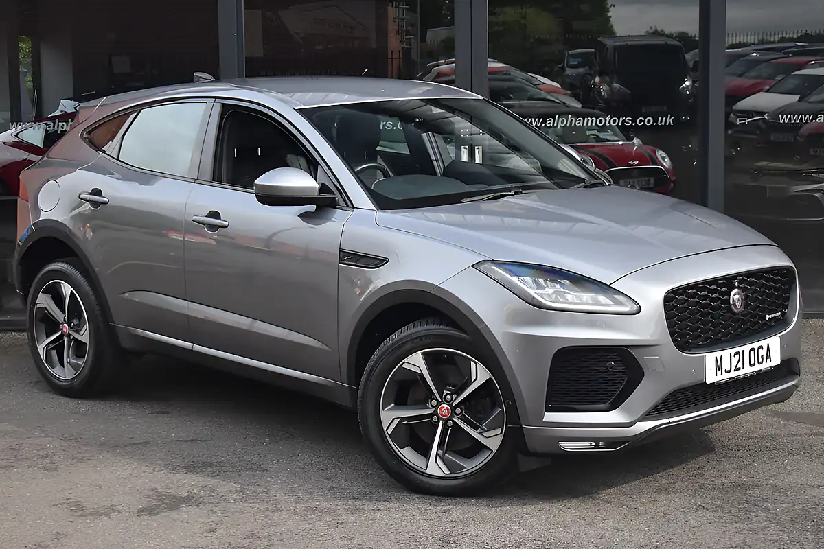 Used 2021 Jaguar E-Pace R-Dynamic S Eiger Grey - Front View