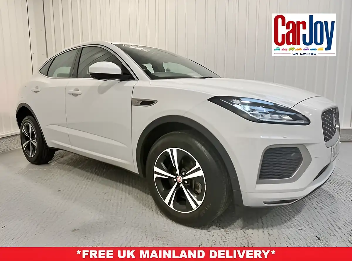 Used 2021 Jaguar E-Pace R-Dynamic S Fuji White - Front View