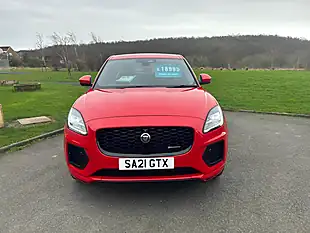 Used 2021 Jaguar E-Pace R-Dynamic S Red - Interior and Exterior details 2