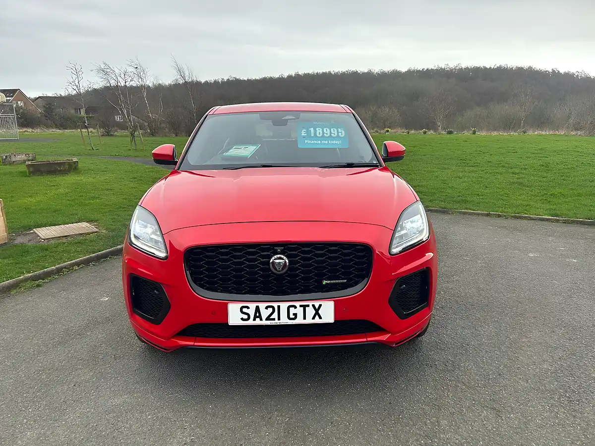 Used 2021 Jaguar E-Pace R-Dynamic S Red - Interior and Exterior details 2