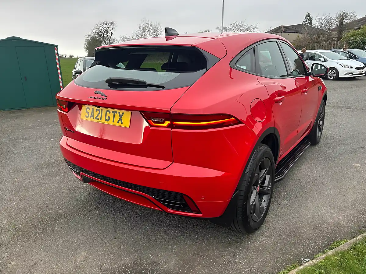 Used 2021 Jaguar E-Pace R-Dynamic S Red - Interior and Exterior details 7
