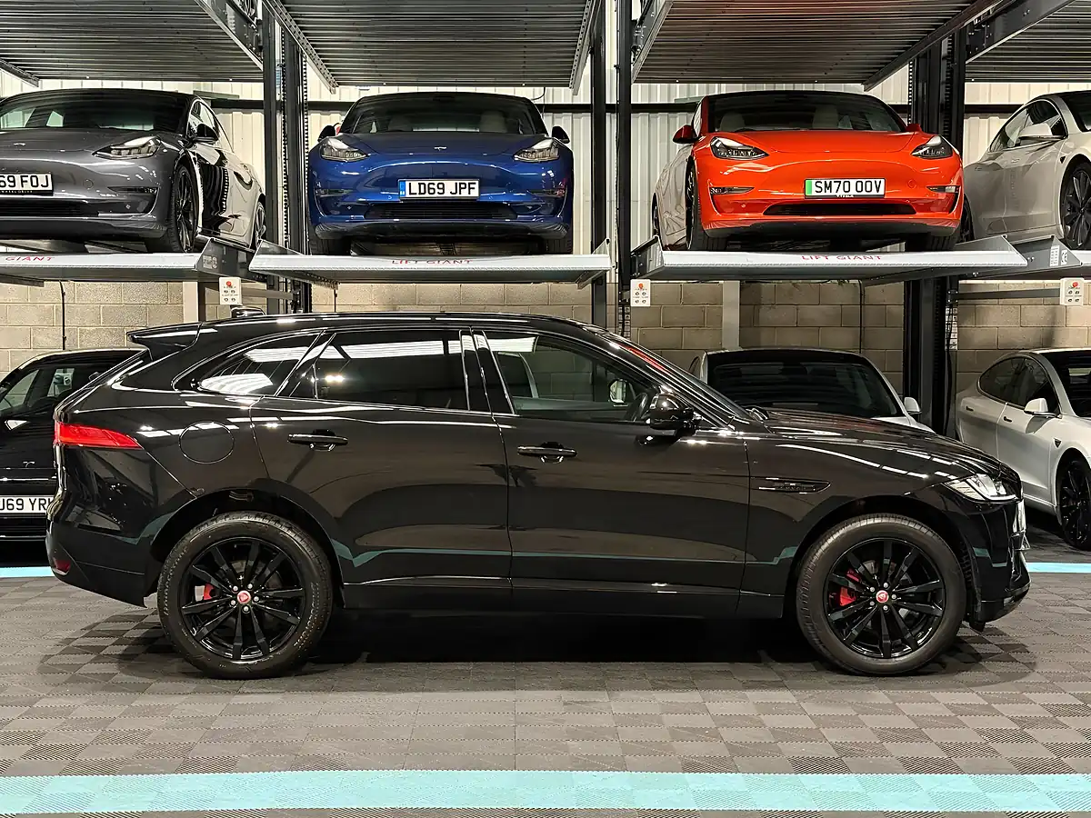 Used 2021 Jaguar F-Pace Chequered Flag Black - Interior and Exterior details 10