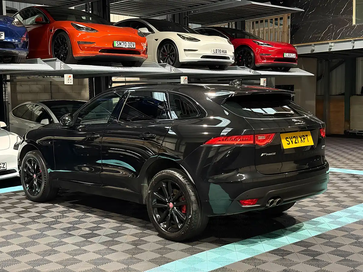 Used 2021 Jaguar F-Pace Chequered Flag Black - Interior and Exterior details 7