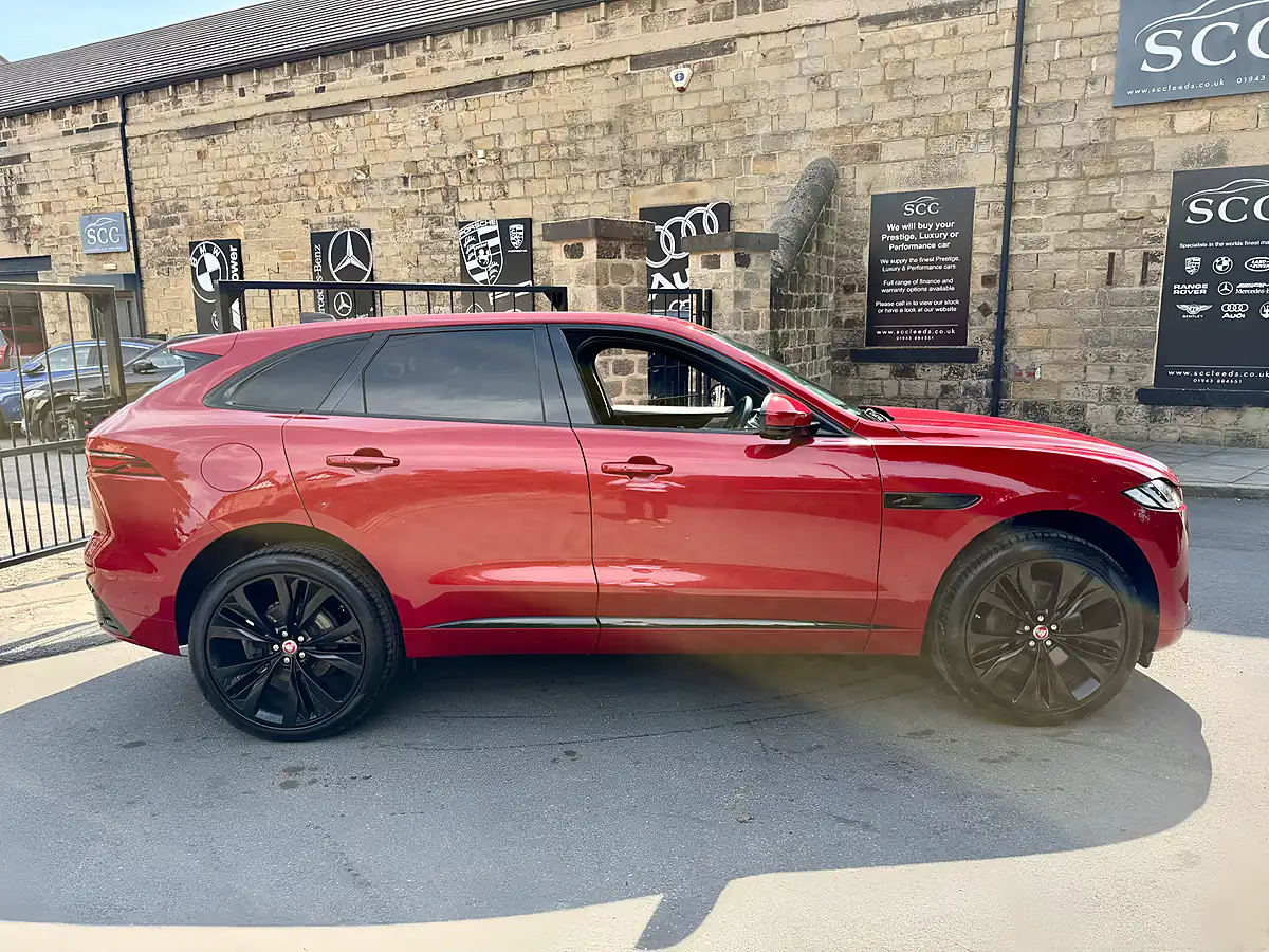 Used 2021 Jaguar F-Pace R-Dynamic Hse Firenze Red - Interior and Exterior details 10