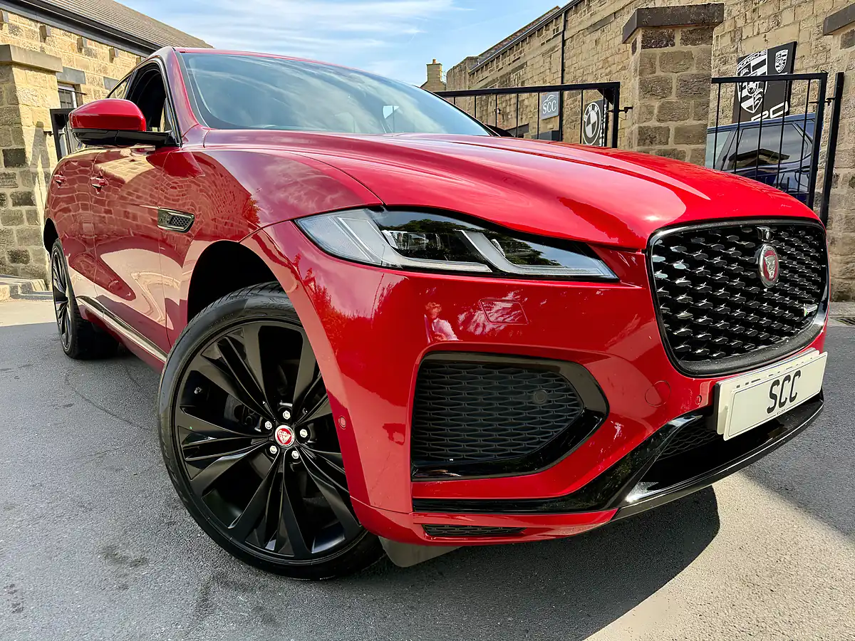 Used 2021 Jaguar F-Pace R-Dynamic Hse Firenze Red - Interior and Exterior details 4