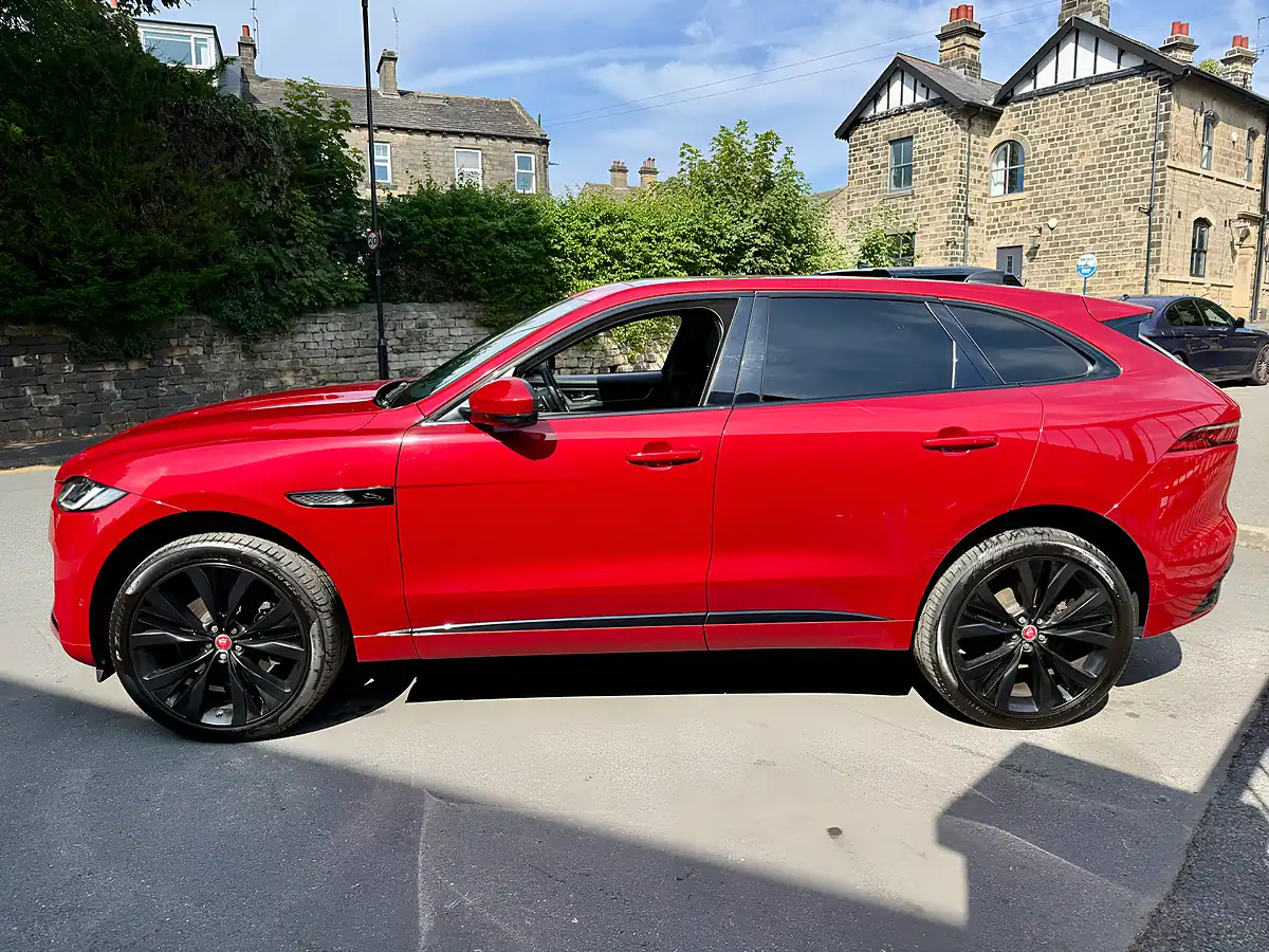 Used 2021 Jaguar F-Pace R-Dynamic Hse Firenze Red - Interior and Exterior details 8