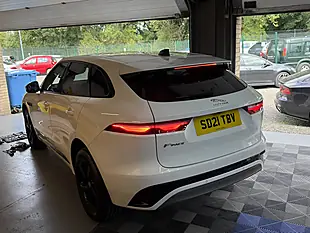 Used 2021 Jaguar F-Pace R-Dynamic S White - Interior and Exterior details 13