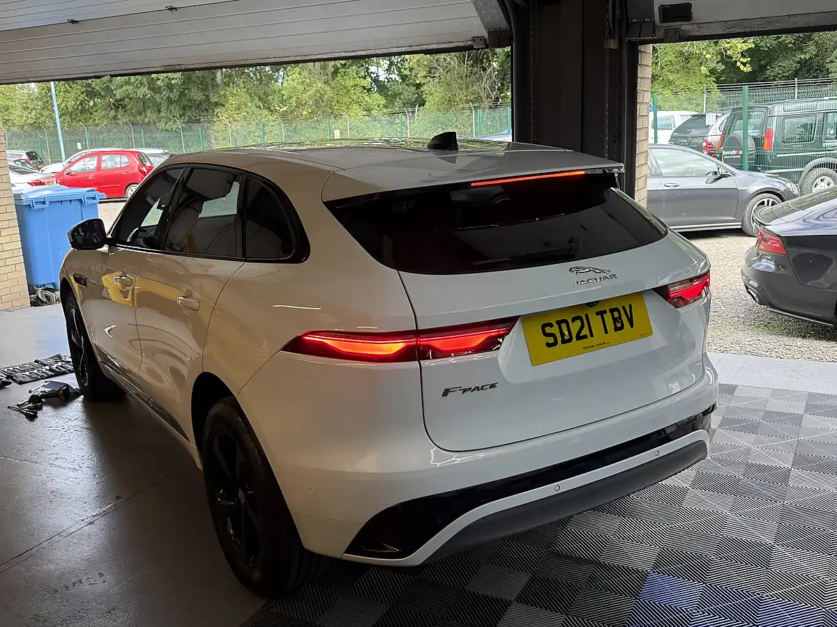 Used 2021 Jaguar F-Pace R-Dynamic S White - Interior and Exterior details 13