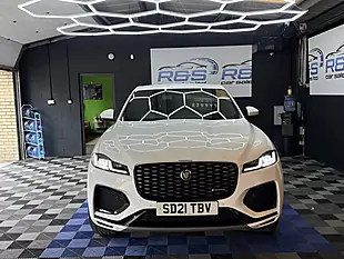 Used 2021 Jaguar F-Pace R-Dynamic S White - Interior and Exterior details 2