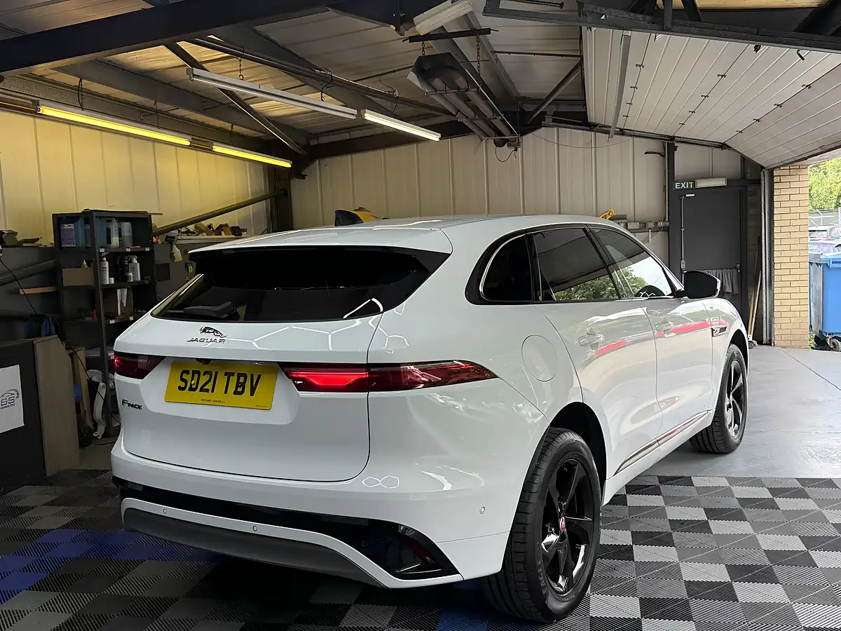 Used 2021 Jaguar F-Pace R-Dynamic S White - Interior and Exterior details 3