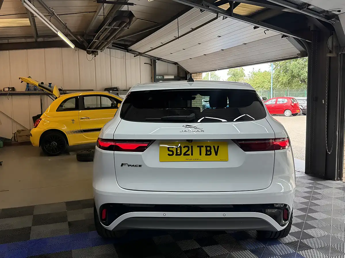 Used 2021 Jaguar F-Pace R-Dynamic S White - Interior and Exterior details 4