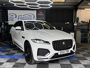 Used 2021 Jaguar F-Pace R-Dynamic S White - Interior and Exterior details 8