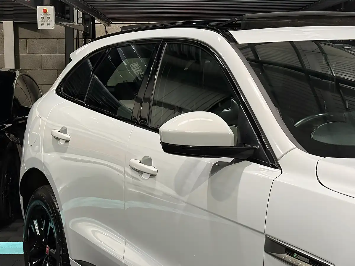 Used 2021 Jaguar F-Pace R-Sport White - Interior and Exterior details 11