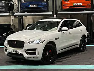 Used 2021 Jaguar F-Pace R-Sport White - Interior and Exterior details 5