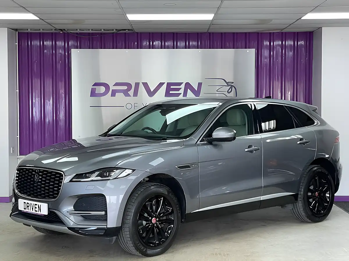 Used 2021 Jaguar F-Pace S Eiger Grey - Front View