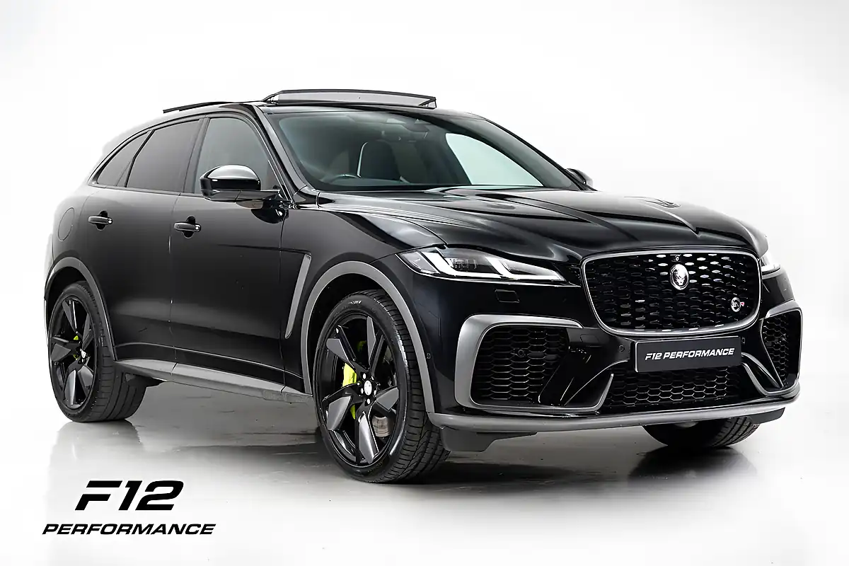 Used 2021 Jaguar F-Pace Svr Black - Front View