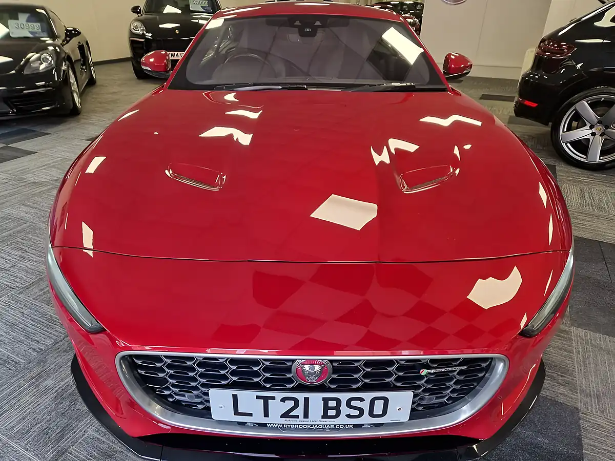 Used 2021 Jaguar F-Type R-Dynamic Firenze Red - Interior and Exterior details 10