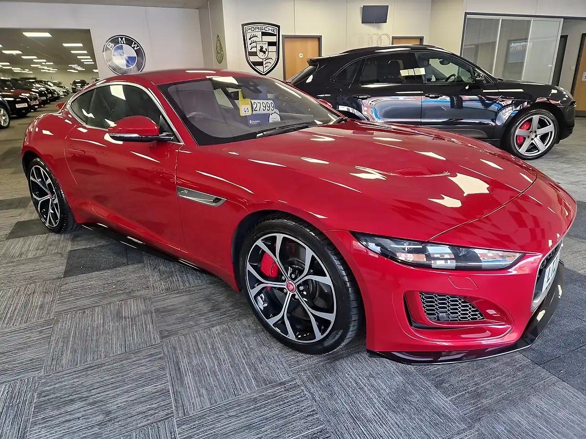 Used 2021 Jaguar F-Type R-Dynamic Firenze Red - Interior and Exterior details 2