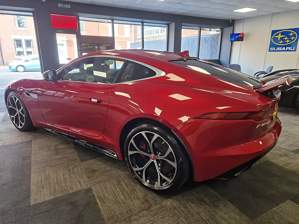 Used 2021 Jaguar F-Type R-Dynamic Firenze Red - Interior and Exterior details 3