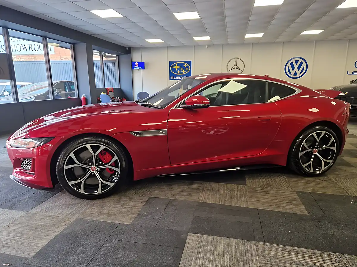 Used 2021 Jaguar F-Type R-Dynamic Firenze Red - Interior and Exterior details 5