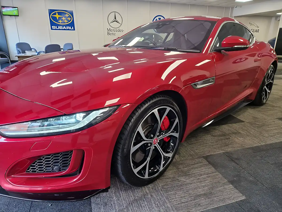 Used 2021 Jaguar F-Type R-Dynamic Firenze Red - Interior and Exterior details 8