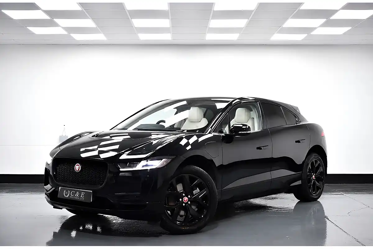 Used 2021 Jaguar I-Pace Black Black - Front View