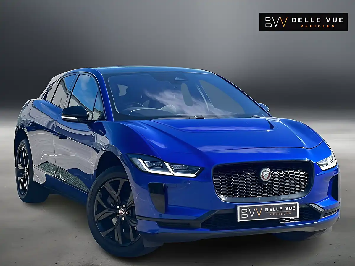 Used 2021 Jaguar I-Pace Black Blue - Front View