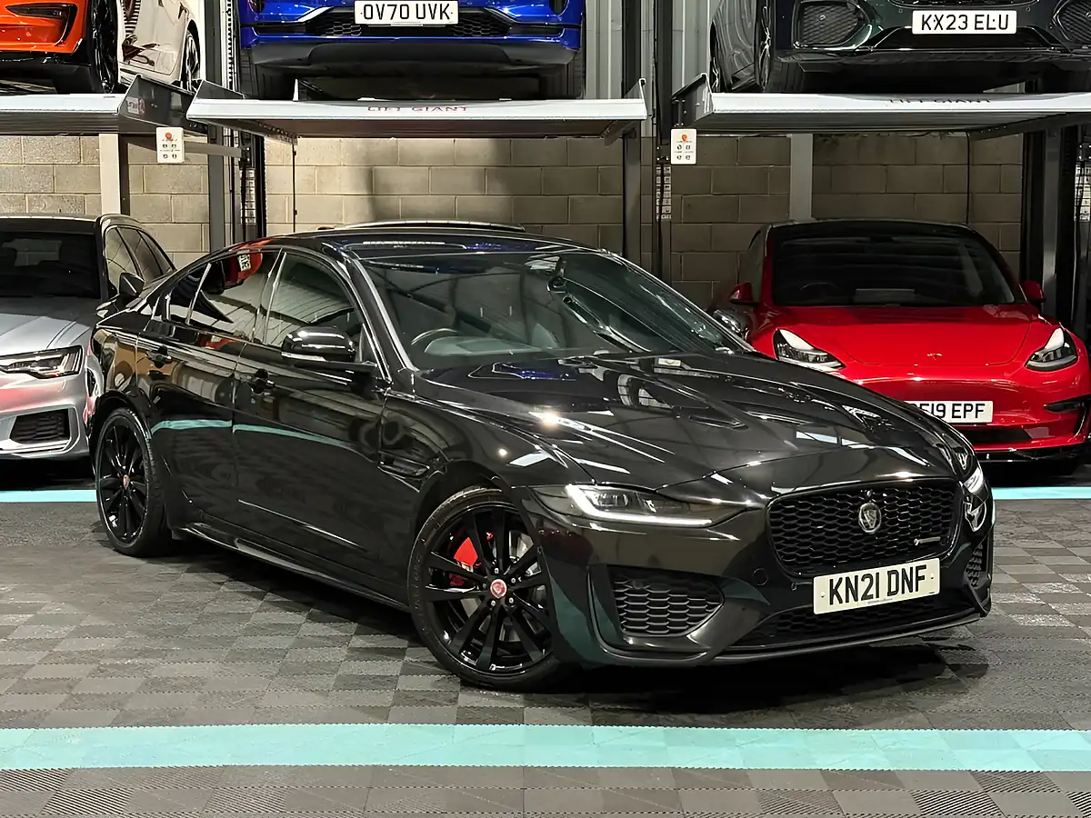 Used 2021 Jaguar Xe R-Dynamic Black Black - Front View