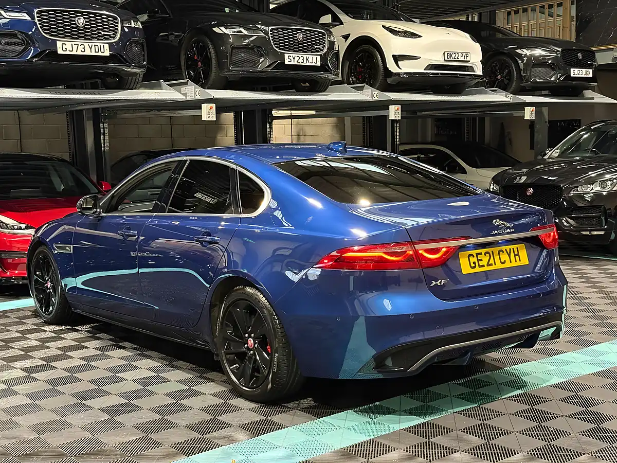 Used 2021 Jaguar Xf R-Dynamic S Blue - Interior and Exterior details 7