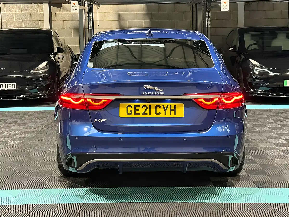 Used 2021 Jaguar Xf R-Dynamic S Blue - Interior and Exterior details 8