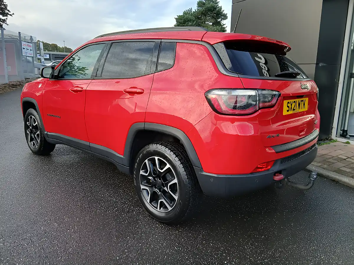 Used 2021 Jeep Compass Trailhawk Red - Interior and Exterior details 2