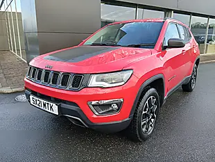 Used 2021 Jeep Compass Trailhawk Red - Interior and Exterior details 4
