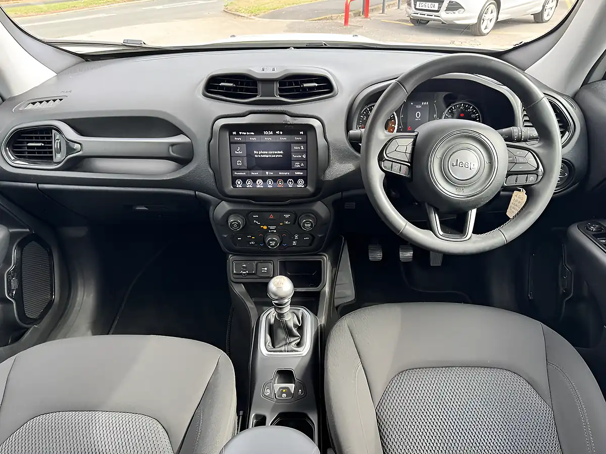 Used 2021 Jeep Renegade Night Eagle White - Interior and Exterior details 2