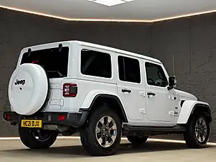 Used 2021 Jeep Wrangler Overland White - Interior and Exterior details 11