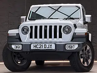 Used 2021 Jeep Wrangler Overland White - Interior and Exterior details 4
