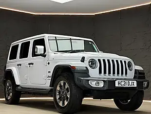Used 2021 Jeep Wrangler Overland White - Interior and Exterior details 9