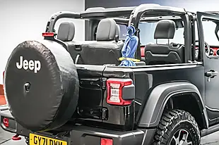 Used 2021 Jeep Wrangler Rubicon Black - Interior and Exterior details 12