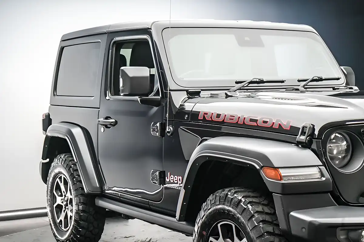 Used 2021 Jeep Wrangler Rubicon Black - Interior and Exterior details 13