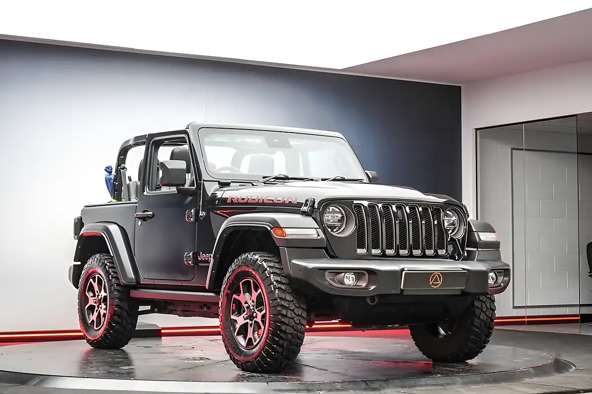 Used 2021 Jeep Wrangler Rubicon Black - Interior and Exterior details 15
