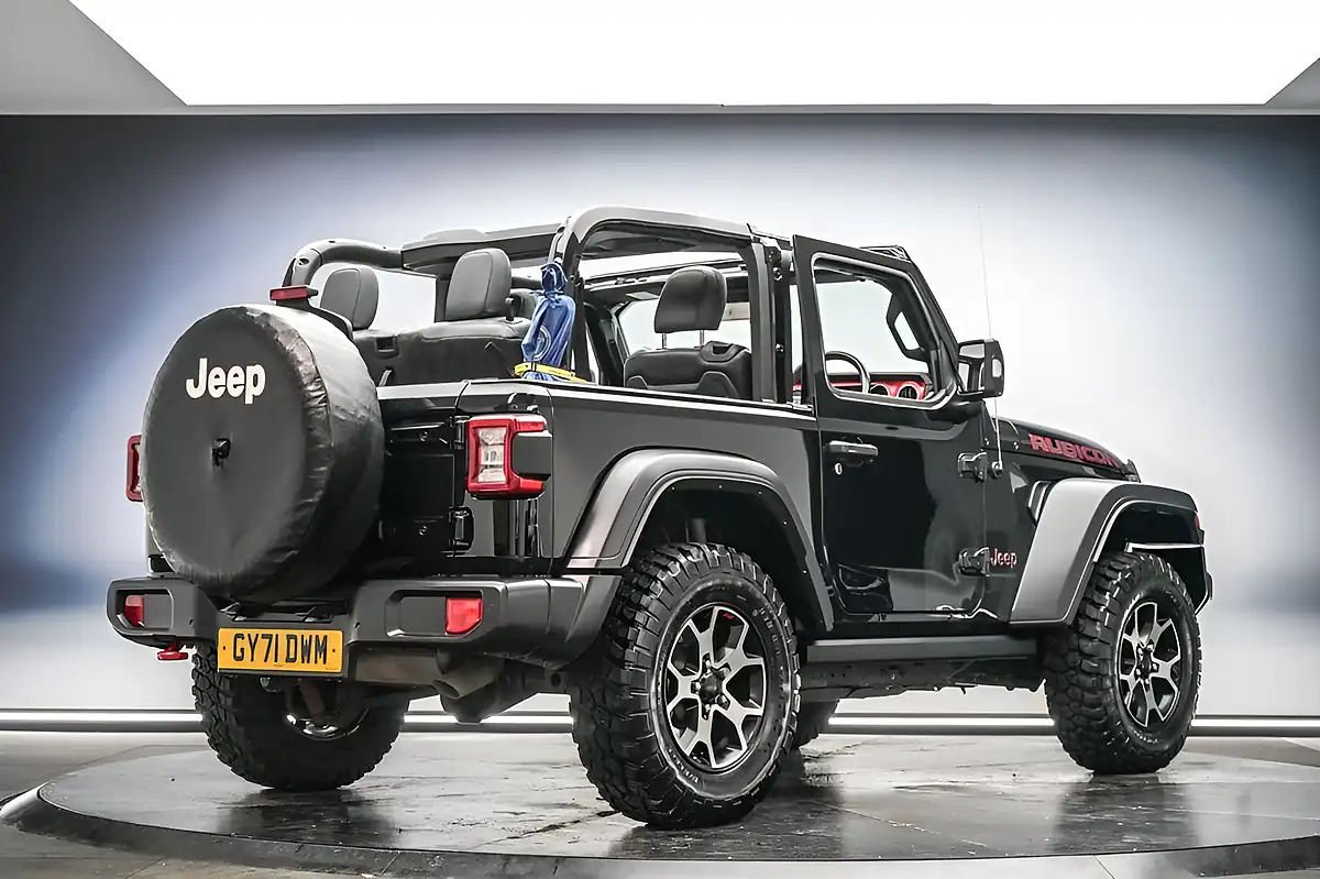 Used 2021 Jeep Wrangler Rubicon Black - Interior and Exterior details 4