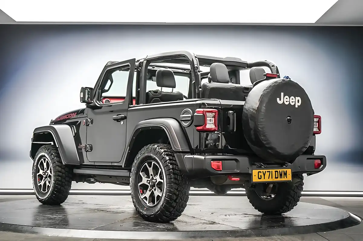 Used 2021 Jeep Wrangler Rubicon Black - Interior and Exterior details 8