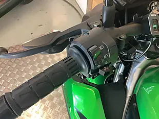 Used 2021 Kawasaki Z Supernaked Green - Interior and Exterior details 12