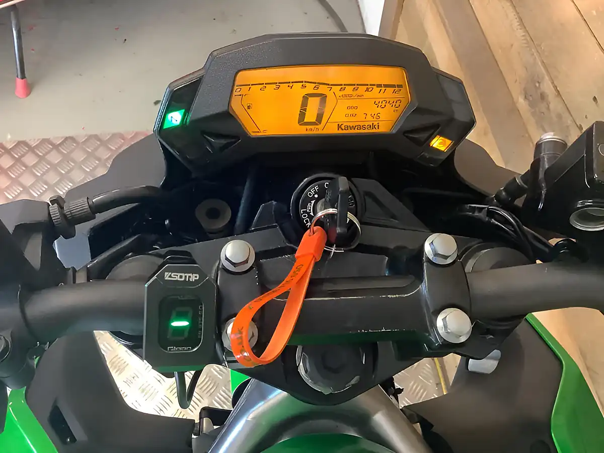 Used 2021 Kawasaki Z Supernaked Green - Interior and Exterior details 7