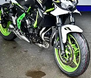 Used 2021 Kawasaki Z650 Supernaked White - Interior and Exterior details 10
