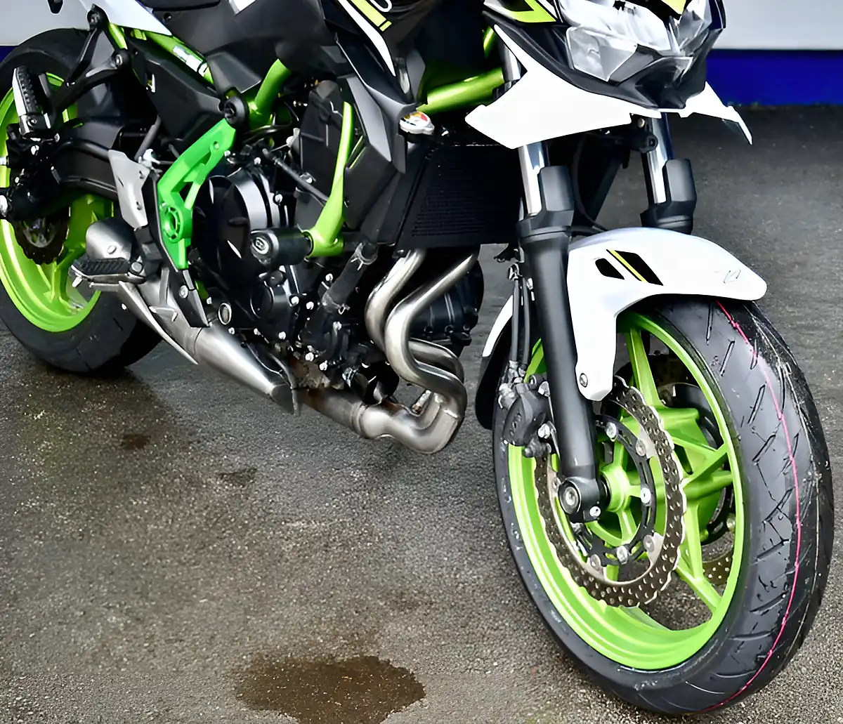 Used 2021 Kawasaki Z650 Supernaked White - Interior and Exterior details 10