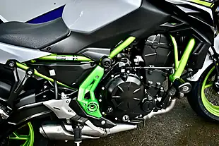 Used 2021 Kawasaki Z650 Supernaked White - Interior and Exterior details 18