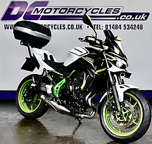 Used 2021 Kawasaki Z650 Supernaked White - Interior and Exterior details 2