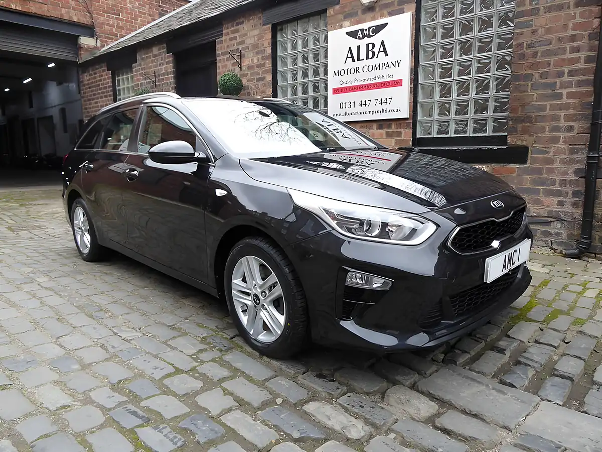 Used 2021 Kia Ceed 2 Nav Sportswagon Black - Front View
